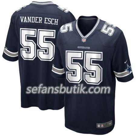 Dallas Cowboys Tröjor Leighton Vander Esch 55 Nike Navy - Herr Dallas Cowboys Tröjor Leighton Vander Esch 55 Nike Navy - Herr